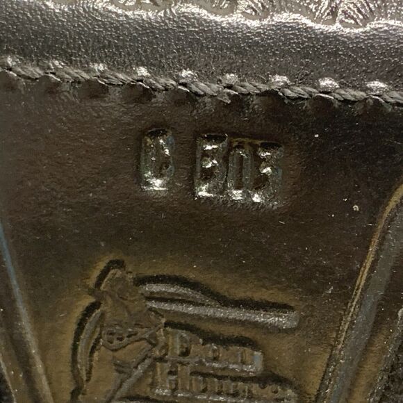 Black Don Hume C-303 Basket Weave Belt Handcuff Pouch Never Used - Picture 3 of 7